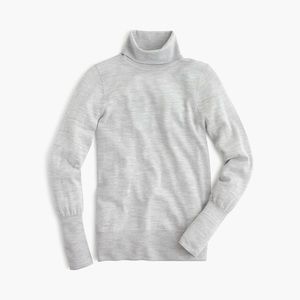J Crew Wool Gray Turtleneck Sweater